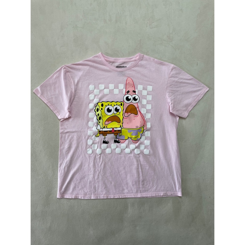 Nickelodeon SpongeBob SquarePants Patrick Star Pink Graphic T-Shirt XL TGT5655